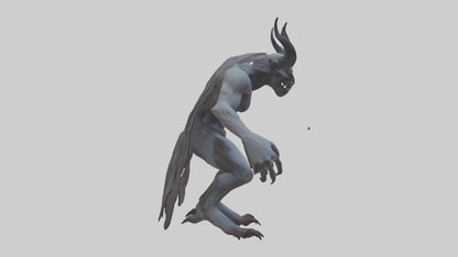 3D model Ghastly demon model VR / AR / low-poly