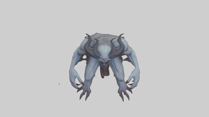 3D model Ghastly demon model VR / AR / low-poly