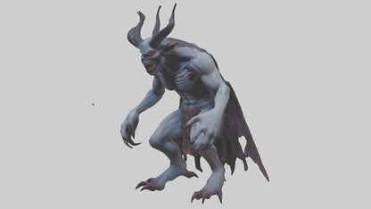 3D model Ghastly demon model VR / AR / low-poly