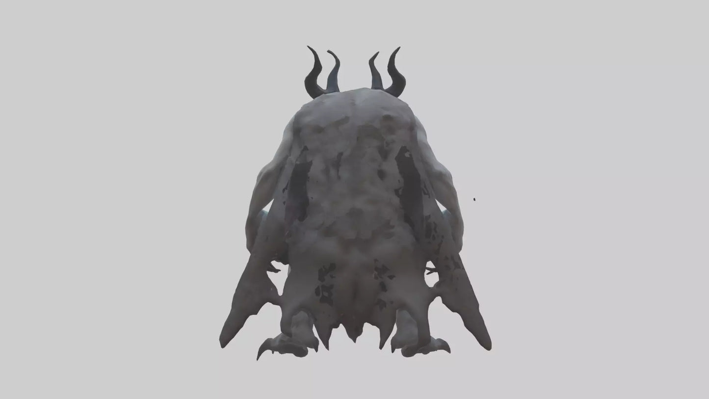 3D model Ghastly demon model VR / AR / low-poly