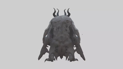 3D model Ghastly demon model VR / AR / low-poly