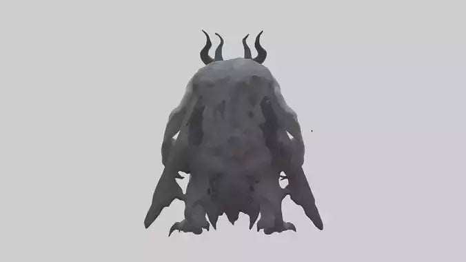 3D model Ghastly demon model VR / AR / low-poly