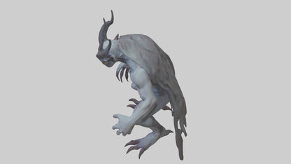 3D model Ghastly demon model VR / AR / low-poly