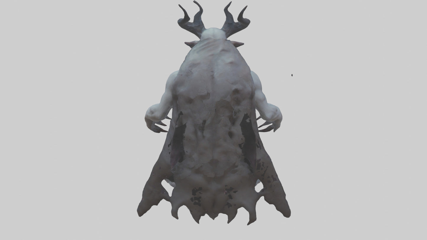 3D model Ghastly demon model VR / AR / low-poly