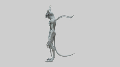3D model Ghost Demon model VR / AR / low-poly