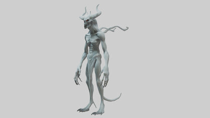 3D model Ghost Demon model VR / AR / low-poly