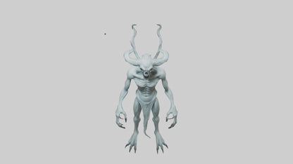 3D model Ghost Demon model VR / AR / low-poly