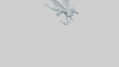 3D model Ghost Dragon model VR / AR / low-poly