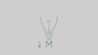 3D model Ghost Dragon model VR / AR / low-poly