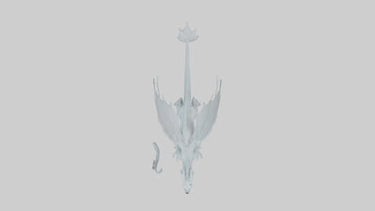 3D model Ghost Dragon model VR / AR / low-poly