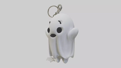 Ghost keychain model VR / AR / low-poly