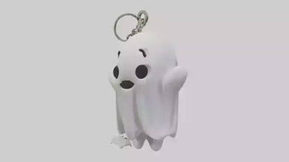 Ghost keychain model VR / AR / low-poly