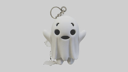 Ghost keychain model VR / AR / low-poly