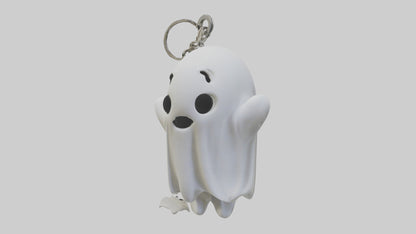 Ghost keychain model VR / AR / low-poly