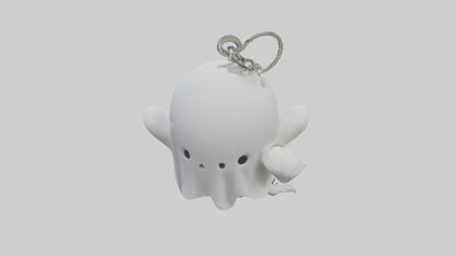 Ghost keychain model VR / AR / low-poly