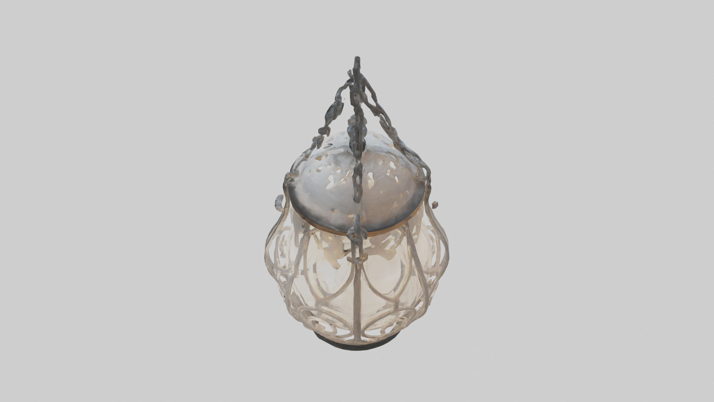3D model Ghost Lantern model VR / AR / low-poly