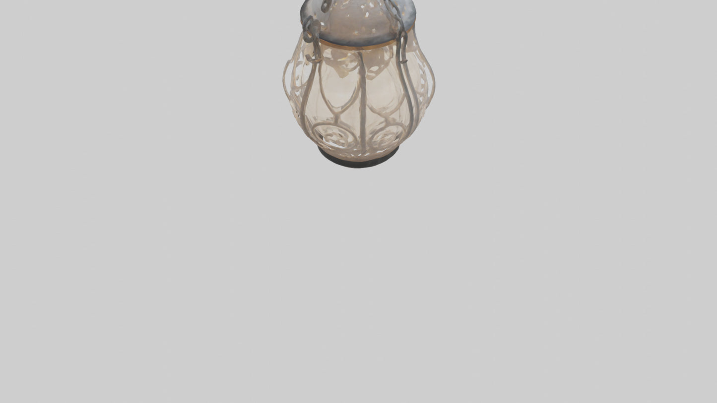3D model Ghost Lantern model VR / AR / low-poly
