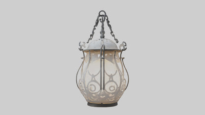 3D model Ghost Lantern model VR / AR / low-poly