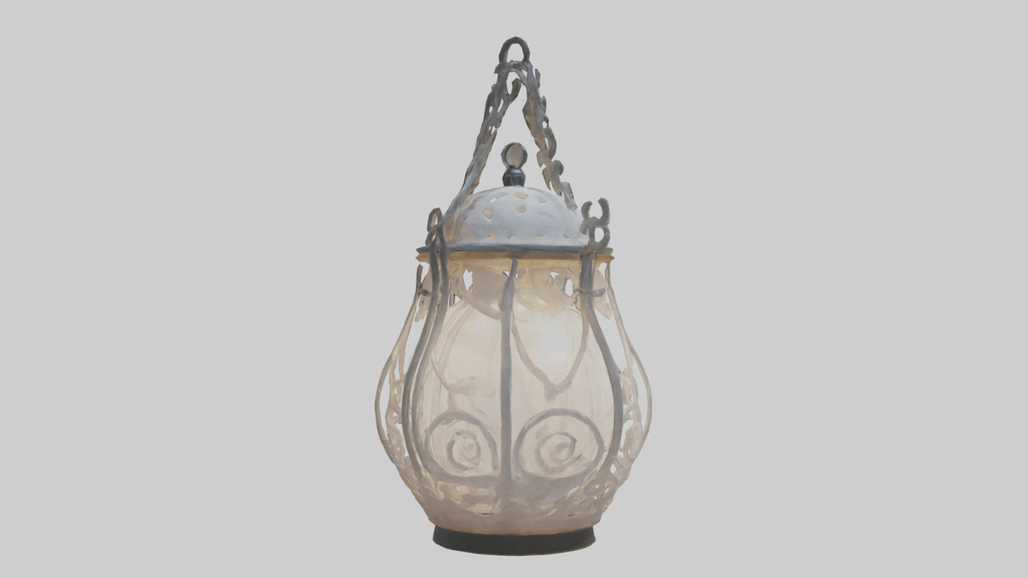 3D model Ghost Lantern model VR / AR / low-poly