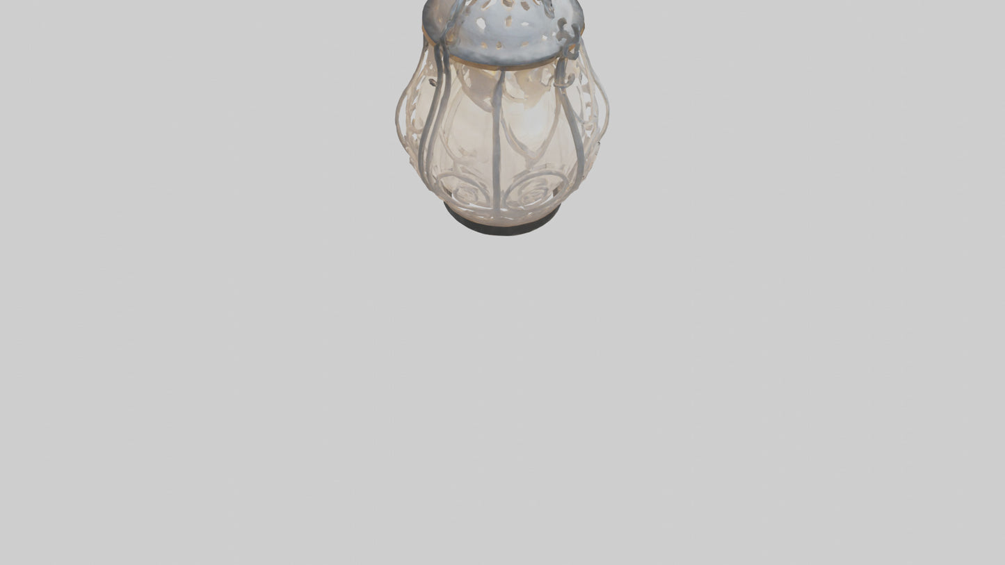 3D model Ghost Lantern model VR / AR / low-poly