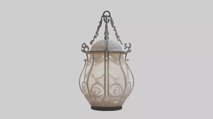 3D model Ghost Lantern model VR / AR / low-poly