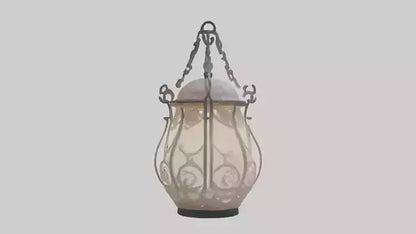3D model Ghost Lantern model VR / AR / low-poly