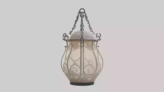 3D model Ghost Lantern model VR / AR / low-poly