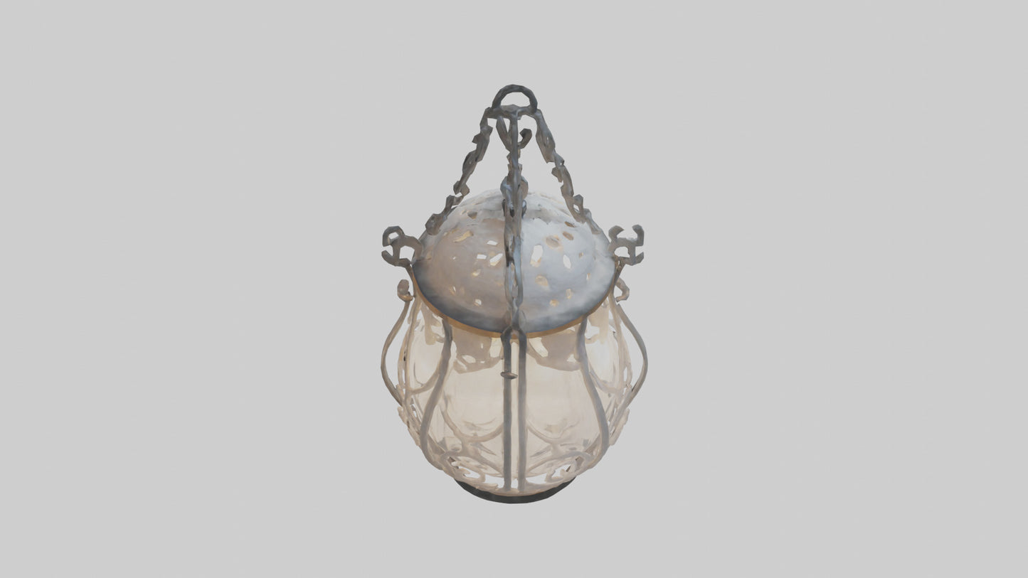 3D model Ghost Lantern model VR / AR / low-poly