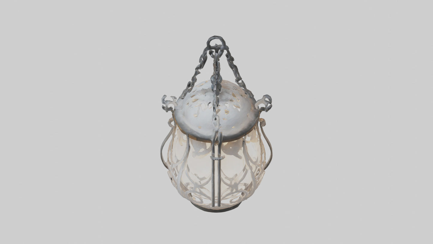 3D model Ghost Lantern model VR / AR / low-poly