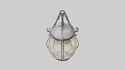3D model Ghost Lantern model VR / AR / low-poly