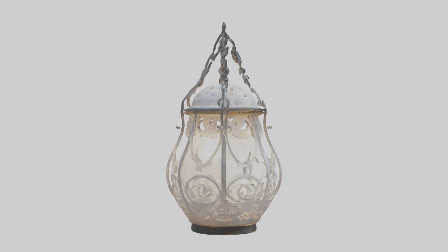 3D model Ghost Lantern model VR / AR / low-poly