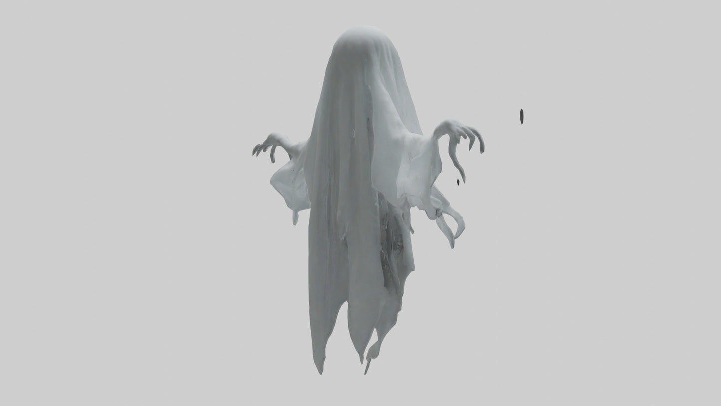 3D model Ghost model VR / AR / low-poly