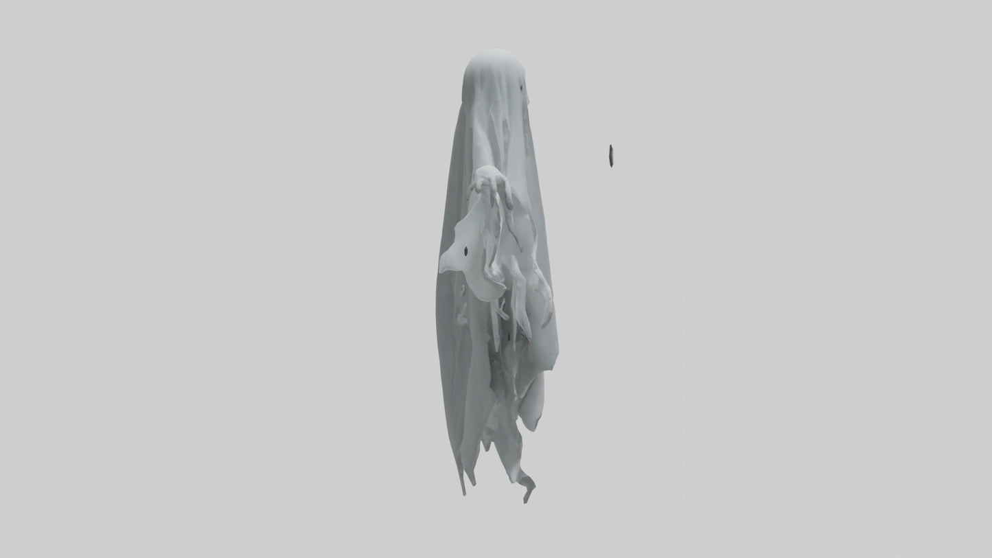 3D model Ghost model VR / AR / low-poly