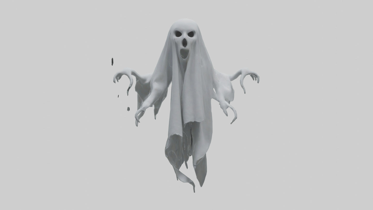 3D model Ghost model VR / AR / low-poly