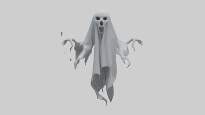 3D model Ghost model VR / AR / low-poly