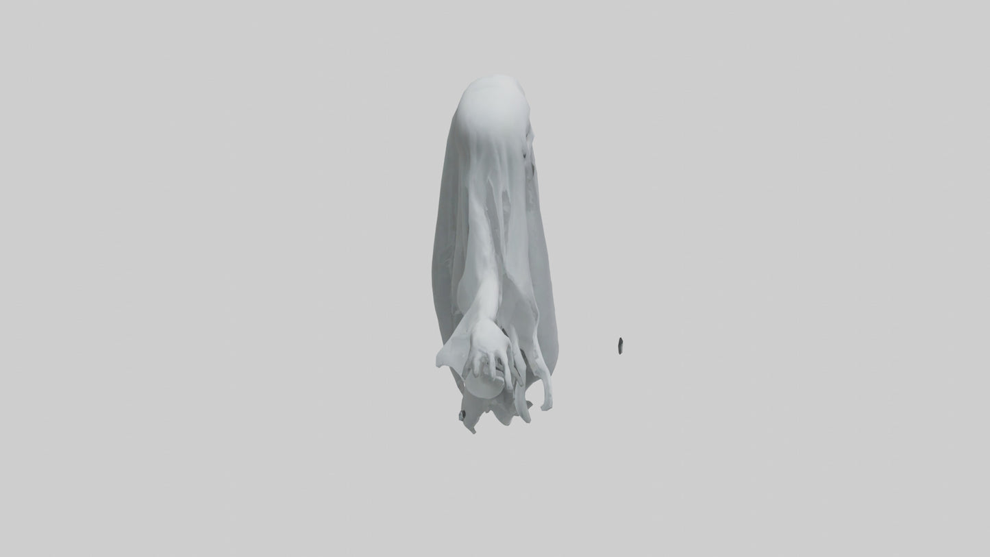3D model Ghost model VR / AR / low-poly