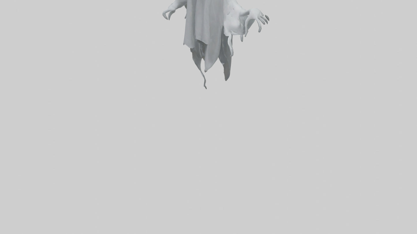 3D model Ghost model VR / AR / low-poly