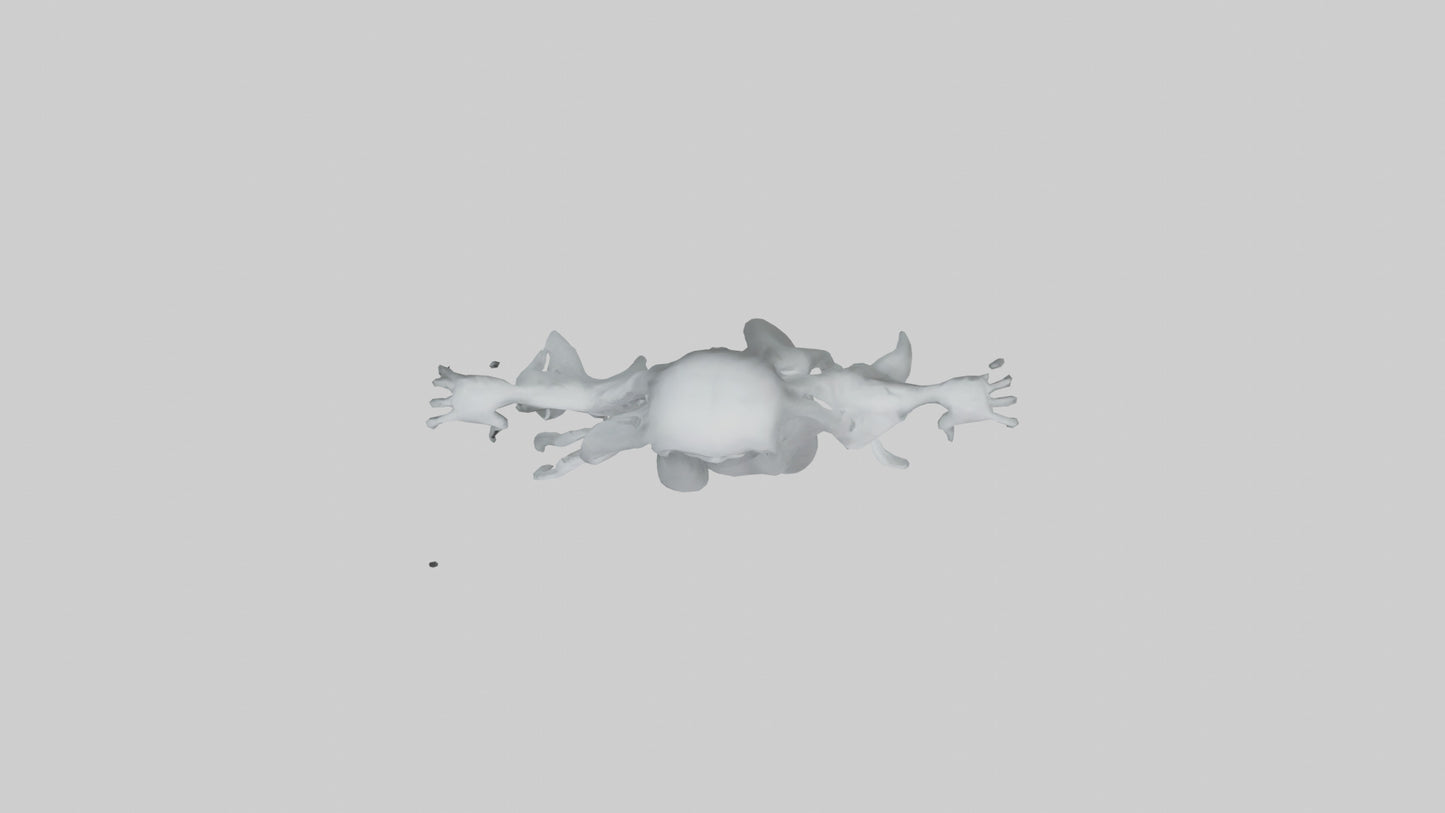3D model Ghost model VR / AR / low-poly