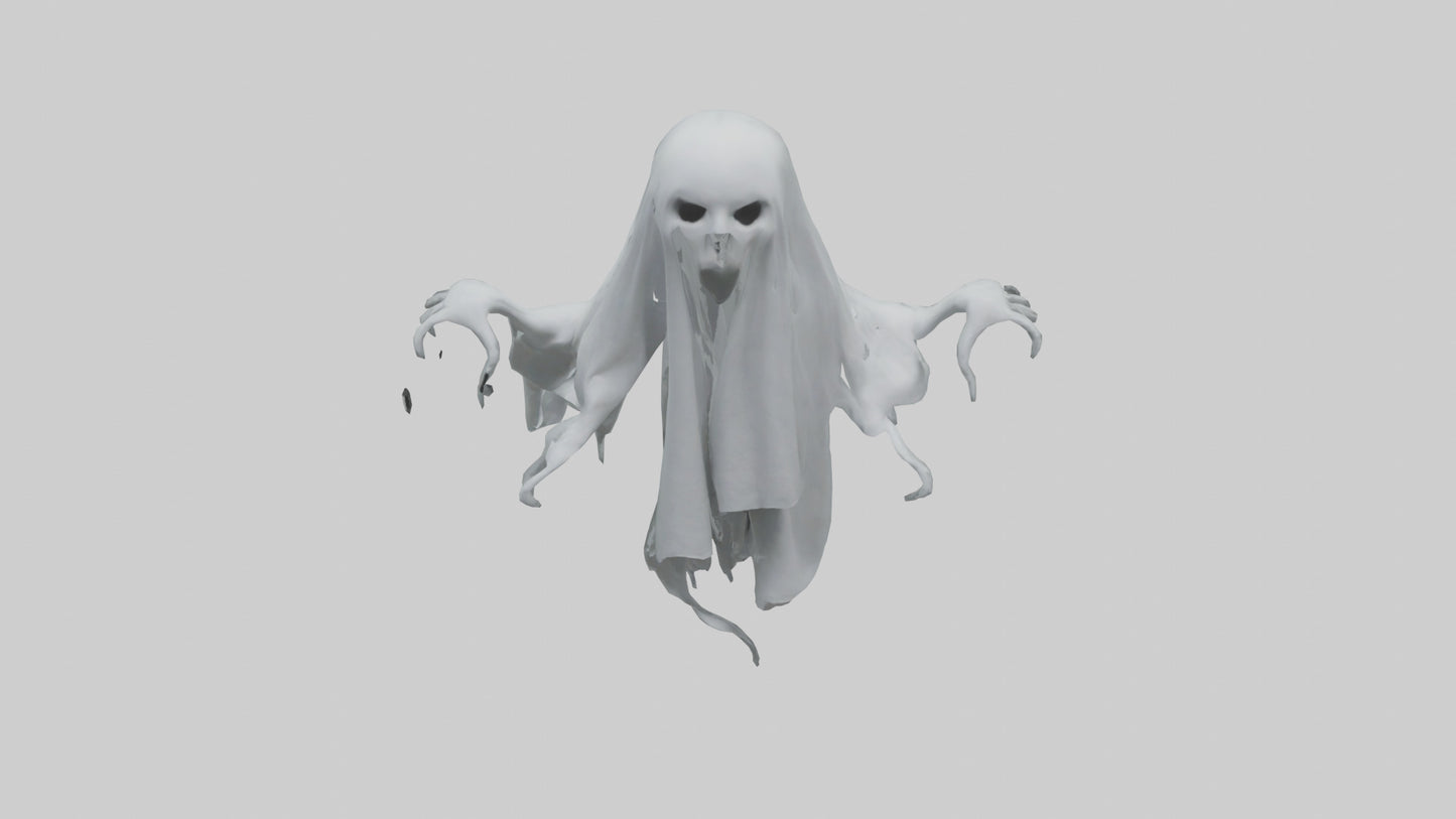 3D model Ghost model VR / AR / low-poly