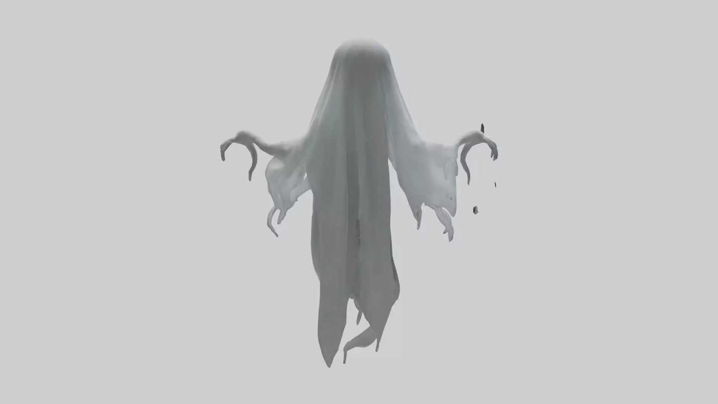3D model Ghost model VR / AR / low-poly