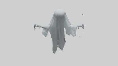 3D model Ghost model VR / AR / low-poly