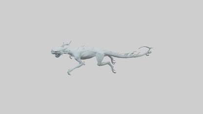3D model Ghostly Beast model VR / AR / low-poly