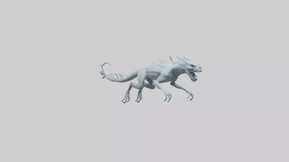 3D model Ghostly Beast model VR / AR / low-poly