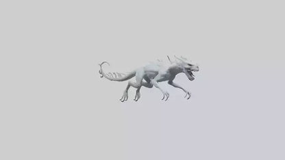 3D model Ghostly Beast model VR / AR / low-poly