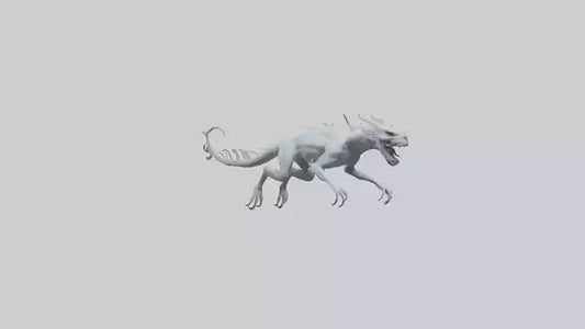 3D model Ghostly Beast model VR / AR / low-poly