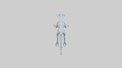 3D model Ghostly Beast model VR / AR / low-poly