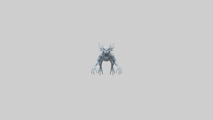 3D model Ghostly Beast model VR / AR / low-poly