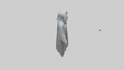 3D model Ghostly figure model VR / AR / low-poly