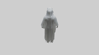 3D model Ghostly figure model VR / AR / low-poly