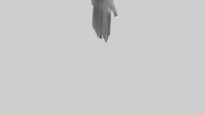 3D model Ghostly figure model VR / AR / low-poly